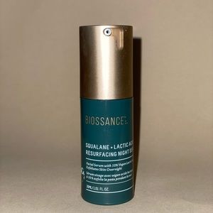 BIOSSANCE Squalene+Lactic Acid Resurfacing Night Serum